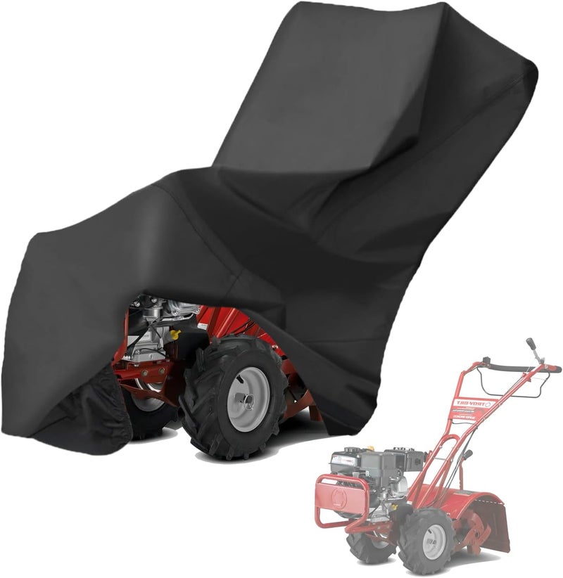 YHINGG Gas Rototiller Cover Waterproof Oxford Cloth Rear Tine Tiller Cover Tiller Accessories Tear-Resistant 46Lx22Wx17H(front) - Image 1